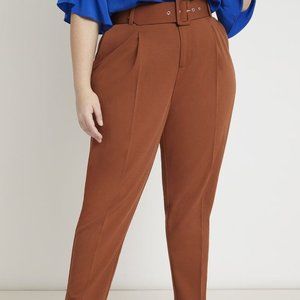 Eloquii High Waisted Trousers with Belt